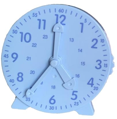 Teaching Clock for Student - Sturdy Student Clock - Attractive Practice Demonstration Clock for Birthday New Year Christmas Easter Learning Tool