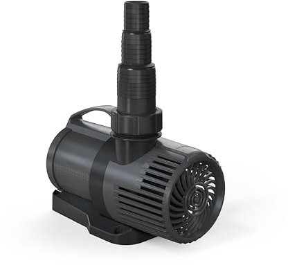 Pontec 95665 PondoMax Eco 20000 Control - Filterpumpe, Bachlaufpumpe, integrierter Controller, variable Förderleistung, über und unter Wasser aufstellbar
