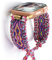 CHARMINGO Boho Nylon Bands Compatible with Apple Watch Band 38mm 40mm 41mm 42mm 44mm 45mm 46mm 49mm Women, Adjustable Woven Bracelet Beaded Strap for iWatch Band SE Ultra 2 Series 10 9 8 7 6 5 4 3 2 1