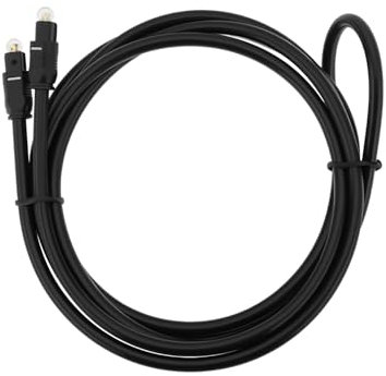 EMSea 1Pc Toslink Male to Male Digital Optical Audio Replacement Cable Compatible with Boses Solo 5 TV Soundbar Sound System (1.8m)