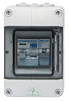 grenda-hammer® | Elektrobox IP65 als Kleinverteiler für Camping, Wohnmobil, Caravan, Haus und Garten mit Hager FI-Schutzschalter 30mA und Sicherungsautomat B16A