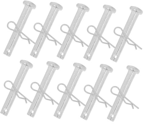JEWEDECO 10 Sets Scaffolding Door Security Replacement Coupling Pin Spring Retainer Pin Replacement Emergency Door Lock Key Pin Retainer Pin Scaffold Scaffolding Pin Lock