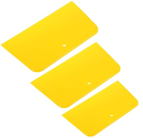 Parliky 3 pièces Lot de Épandeurs de Mastic Carrosserie Ultra Souples pour Application Facile de Mastic Auto Outil Polyvalent pour Entretien et Réparation de Carrosserie