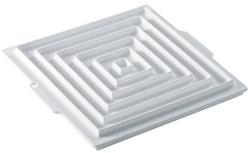 Silikomart professional - Moule insert décor en silicone carré double face - insert décor. Cuisine : Autour de la pâtisserie (Moules en silicone)