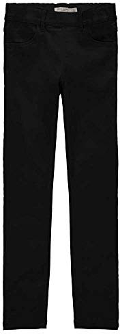 NAME IT Mädchen Nkfpolly Skinny Twi Legging 1186-na Noos Hose, Schwarz, 110 EU