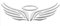 3D Flügel Engelsflügel Angel Auto Aufkleber Sticker Emblem Chrom Silber PVC