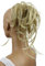 CAISHA XXL Haarteil Haargummi Daisy Dutt Hochsteckfrisuren Mit Geflochtenen Zöpfen Gewellt Kunstfaser Hitzebeständig DM17cm Hellblond G4D