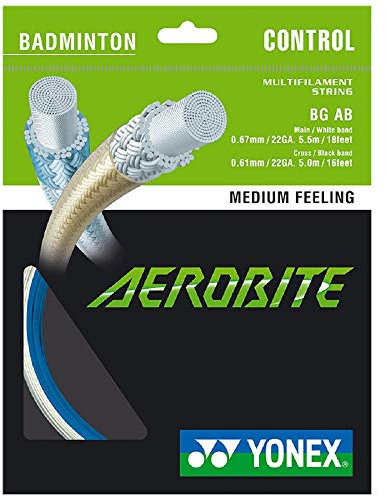 Badmintonsaite Yonex Aerobite White/Blue