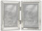 Lawrence Frames 11635D Metallrahmen, 3,5 x 5 Doppelbett, silberfarben