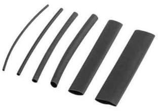 LANBERG ORG01-ST100B 100 mm LENGTH DIAMETERS 1.5-13 MM BLACK THERMAL RETRACTABLE TUBES