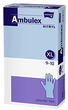 Seni Nitryl Einmal-Handschuhe Ungepudert (100 Stück) Größe Xl