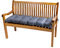 TexDeko® Garden Gartenbank-Auflage 150 x 40 x 8cm wasserabweisend UV - beständig mit Oeko-TEX Zertifikat gesteppt Bankpolster Bankkissen Polsterauflage Sitzpolster Bankauflage Sitzkissen (Grau)
