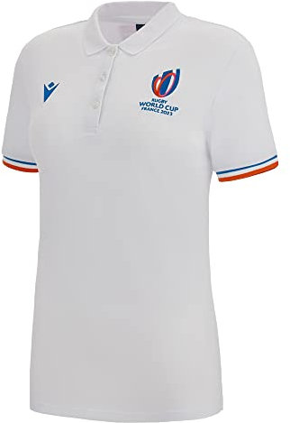 Macron Polo Femme Rugby World Cup 2023 Officiel - Blanc - XL