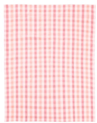 Premier Housewares Thread & Loom Toasted Almond and Coral Striped Tablecloth Classic Design, 100% Cotton, Highly Absorbent 180 x 140