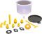 Daweglop 15 PièCes/Ensemble Kit D'Entonnoir de Remplissage de Liquide de Refroidissement de Radiateur de Voiture Outil de SystèMe de Refroidissement Anti-DéVersement