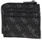 GUESS Vezzola Smart Multiple Card Holder with Zip Dark Black