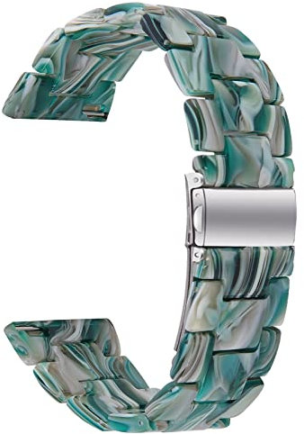 AMSH Ersatzarmbänder für Garmin VENU2/VENU 2 Plus SQ Harz Smart Watch Gürtel Forerunner 245 645 55 Sport 20 mm Uhrenarmband (Farbe: LPL, Größe: 20 mm Universal), 20mm Universal, Achat
