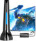 DVBT2 Antenne mit Verstärker Innen,Zimmerantenne für Fernseher Großer Reichweite und 3m Koaxialkabel für lokale 4K 1080P - DVB-T2 Antenne mit Verstärker