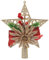 ifundom Christbaumspitze Weihnachtsbaumspitze Weihnachten Baumspitze Tannenbaumspitze Weihnachtsspitzen Glitzer Baumschmuck Weihnachtsbaum Stern Topper Tannenzapfen Deko Christbaum Spitze