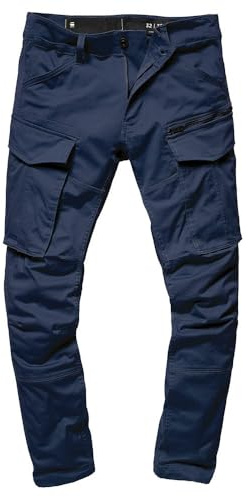 G-STAR Homme Pantalon Rovic Zip 3D Regular Tapered, Bleu (Salute D02190-5126-C742), 33W / 30L