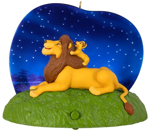 Hallmark Keepsake Christmas Ornament 2024, Disney The Lion King 30th Anniversary Always There to Guide You With Light and Sound, Gifts for Disney Fans