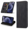 Leaisan Handyhülle für iPhone 12 Mini Hülle Premium Leder Flip Klappbare Stoßfeste Magnetische [Standfunktion] [Kartenfächern] Schutzhülle für iPhone 12 Mini Tasche - Schwarz