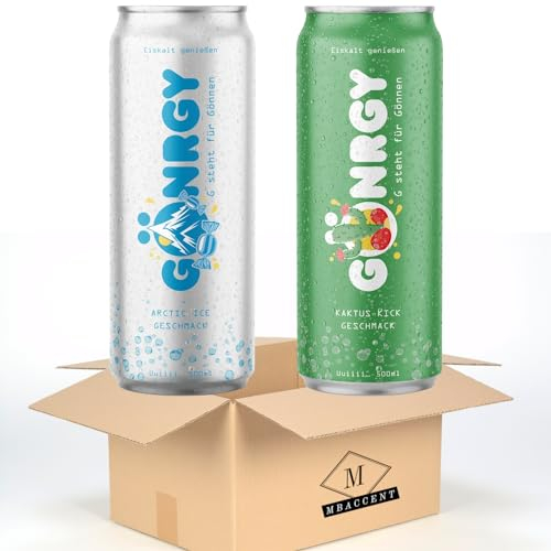 Gönrgy Arctic Ice Kaktus Kick Limited Edition #2 By Monte Gönergy 2x500ML (1000ML) Dose Einweg inkl. 0,50€ Einwegpfand + MBAccent Sticker