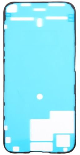 SERVICE4HANDYS 5 x Kleber Display Glas Klebe Folie Band Pad Streifen Schwarz, geeignet für Apple iPhone 15