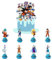 25 PCS Geburtstag Kuchen Deko, Cake Toppers, Cupcake Topper Deko, Cute Anime Party Kuchen Dekoration, Cartoon Geburtstag Cake Topper, Themenpartys Deko für Kinder Junge Mädchen