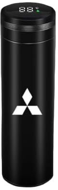 Auto Gourde INOX pour Mitsubishi Lancer Evolution,Gourde Isotherme Etanche Bidon Anti Fuite Bouteille d'eau 1 Litre sans BPA pour Bureau, Sport, Voiture, Randonnée, Gym Contenants Isothermes