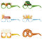 Factorys 6 Stück Oktoberfest Partybrille Funny Papier Brillen Bier Brezel Wurst Wurst Motiven Oktoberfest Foto Requisiten für Kinder Erwachsene Bayrisch Kostüm Oktoberfest Party Deko (6 Stück - A)
