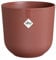 Elho Jazz Rotondo 30 cm - Grande vaso per piante da interni - Struttura unica - 100% plastica riciclata - Rosso/Rosso Toscano