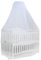 Baby Dome Hiversable 79 '' hoher dichter Maschen -Baldachin -Bett Vorhang mit 197 '' Circ -Bett Zelt einfach Installieren Sie Polyester Bett Baldachin für Baby Kinderzimmer Kinderbett Schlafzimmer
