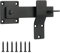Cerradura de puerta corrediza de granero, Cerradura Pestillo para Puerta, Puerta Jardin Pestillo para Puerta Interior Exterior Puerta de Cobertizo Garaje Jardín