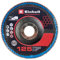 Einhell Flap Disc Set - Angle Grinder Accessories, Including 3 x Curved Grinding Wheels P60, Ø 12 mm - Suitable for All Angle Grinders with a Ø of 125mm