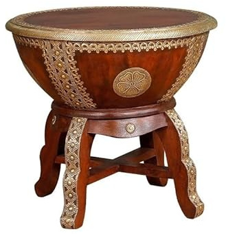 Repose-pieds Maison Tabouret en bois massif Salon Porche Tabouret rond Banc à chaussures Canapé Table d'appoint Décoration Canapé Repose-pieds