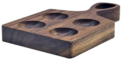 yanwuwa Multipurpose Wooden With Handle Portable Kitchen Countertop Tray For Refrigerator Storage Wooden Eggs Holder Tray