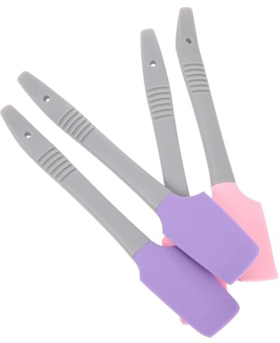 MAGICLULU Wachsauftragsspatel 4 Stück aus Silikon und Pp mit Ergonomischem Design und Glatter Oberfläche für Präzises Auftragen von Wachs zu Hause