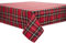 texpot Tischdecke 130 x 190 cm Schottenkaro rot Tartan kariert 100% Polyester