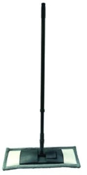 MSV Escoba Fregona Mango Telescópico Microfibra 67x120cm Negro
