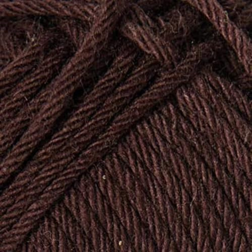 Ricorumi DK Wolle 100% Baumwolle Häkelgarn Häkelwolle 1 Knäul 25g Farbe (057 Schokolade)