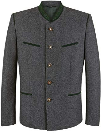 Stockerpoint Stachus Herren Trachtenjanker, Schiefer Tanne, 58