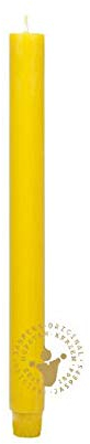 Stabkerzen Durchgefärbte Hanf 185 x 26 mm, 1 Stück, Premium Kerzen von Jaspers Kerzen