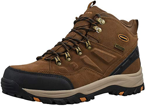 Skechers Relment Pelmo Mens Waterproof Hiking Walking Trek Boots UK 12 / EU 47.5 Brown