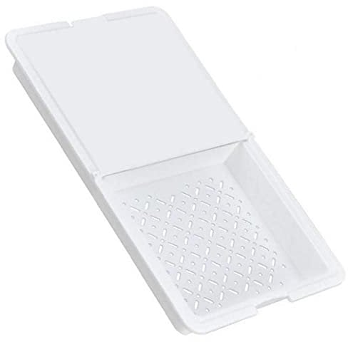 TOSSPER Chopping Cutting Board 3 in 1 Multifunction over Sink with Drain Traypractical Removable Chopping Block for Kitchen Camping