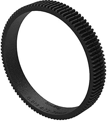 SMALLRIG Nahtloser Fokus Zahnrad Ring 360°Rotation Silent Follow Focus Ring (72 mm bis 74 mm) - 3293
