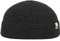 Sterkowski Duke Strickmütze | Merinowolle und Recyceltem Kaschmir Beanie für Herren und Frauen | Rippenrand Stil Wintermütze Herren Beanie Mütze Herren Fisherman Beanie 54-62 cm Grau