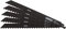 Draper 38589 Reciprocating Saw Blades for Wood and Plastic Cutting, 225mm, 3tpi (Pack of 5)