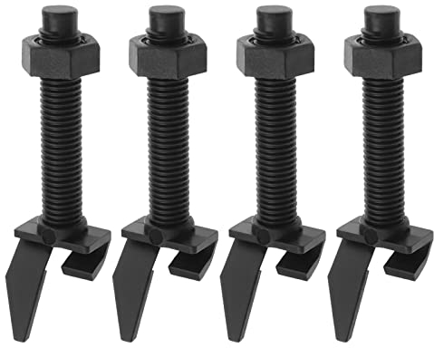 The Lord of the Tools 4 Stück Pfeilauflage Bogenauflage Ersatz Recurvebogen Anschrauben Bogenschießen Zubehör für Recurve Bögen Gerade Zugbögen Schwarz