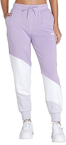 PUMA Power Cat Jogginghose Damen Flieder/weiß, XL